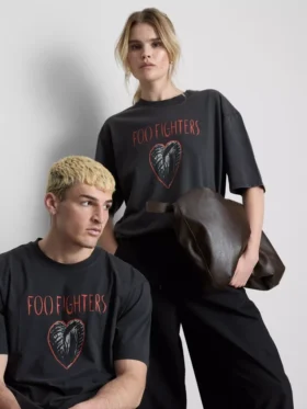 Foo Fighters-T-shirt med tryck