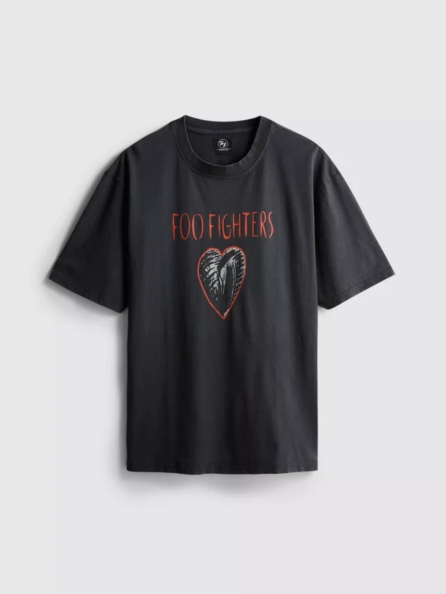 Foo Fighters-T-shirt med tryck