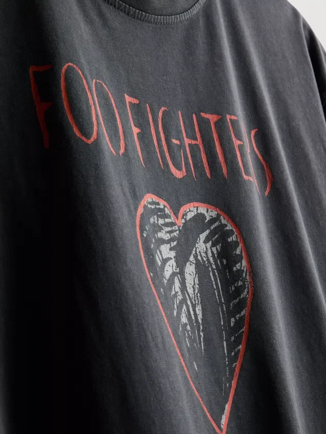 Foo Fighters-T-shirt med tryck