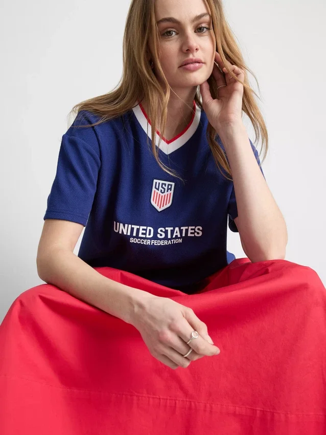 Fotbollströja i bomull från USA:s fotbollsförbund