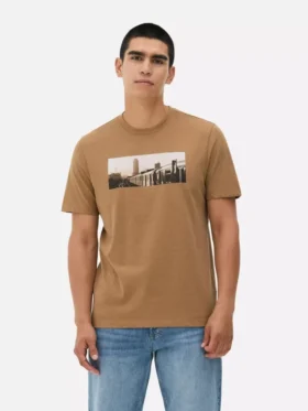 Fotot-shirt med korta ärmar