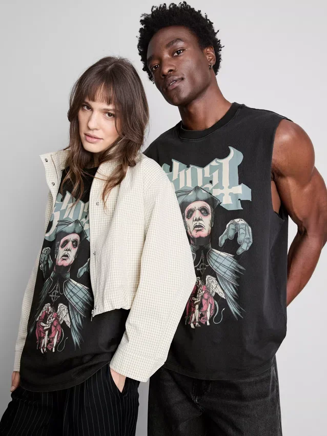 Ghost-T-shirt med korta ärmar