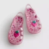Glittriga jelly-sandaler med burdesign