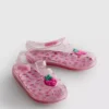 Glittriga jelly-sandaler med burdesign