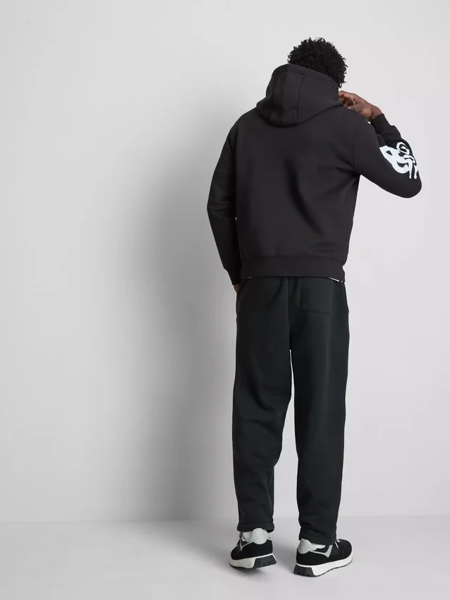 Gorillaz-hoodie med tryck