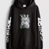 Gorillaz-hoodie med tryck