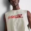 Gorillaz-tanktop med tryck