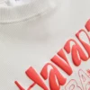 Grafisk baby-T-shirt i bomullsrik kvalitet i färgen Havana