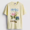 Grafisk T-shirt i bomull