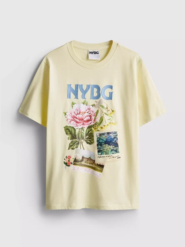 Grafisk T-shirt i bomull