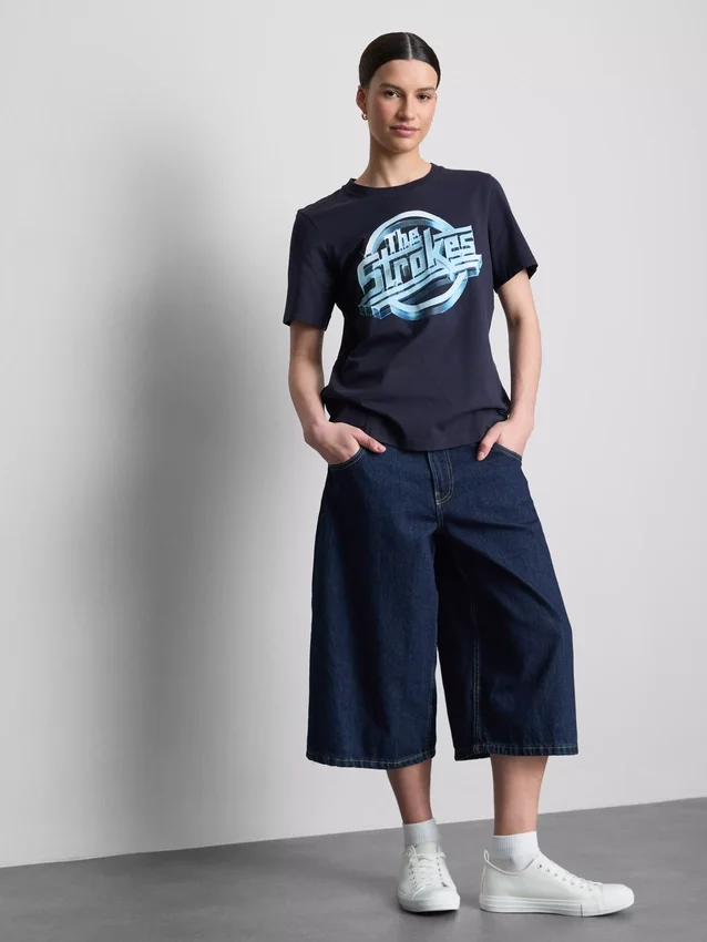 Grafisk T-shirt med The Strokes