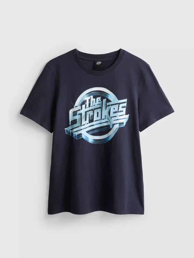 Grafisk T-shirt med The Strokes