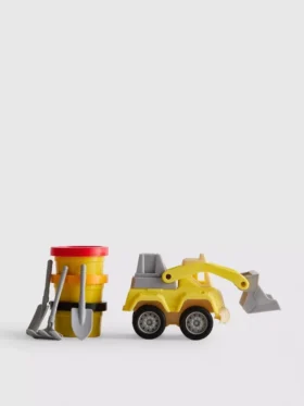 Grävmaskin och modellera-set