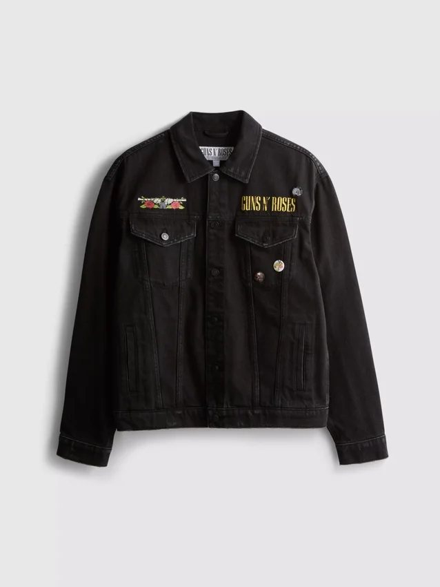 Guns N’ Roses-jacka i bomullsdenim