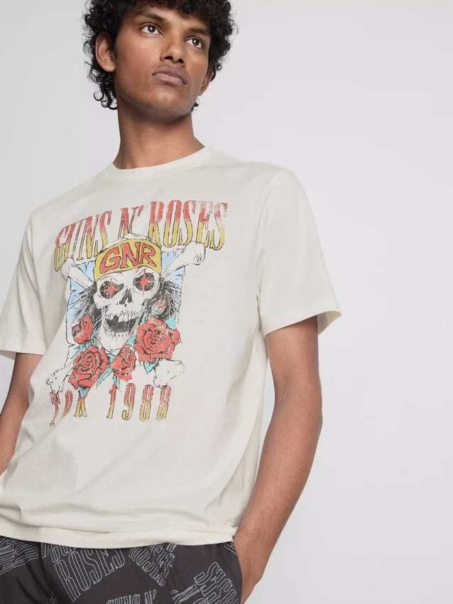Guns N’ Roses pyjamas med korta shorts