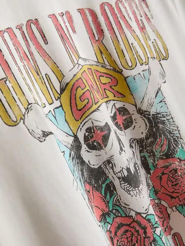 Guns N’ Roses pyjamas med korta shorts