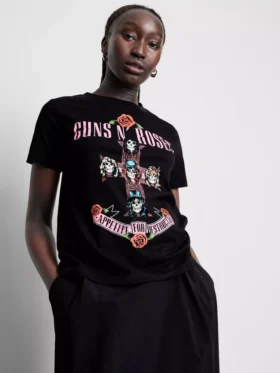 Guns N’ Roses-T-shirt i bomull med albummotiv