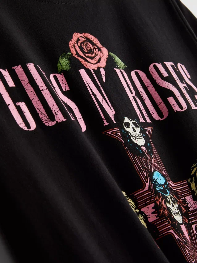 Guns N’ Roses-T-shirt i bomull med albummotiv