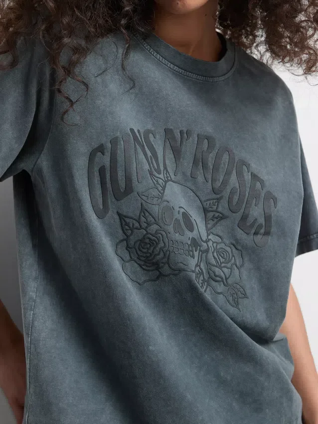 Guns N’ Roses T-shirt med spetskant