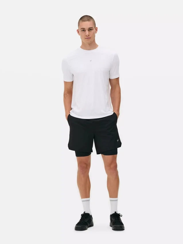 Gym-T-shirt med korta ärmar