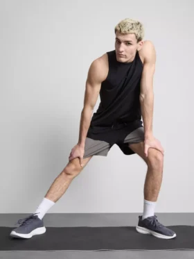 Gymshorts i färgblock