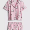 Hello Kitty-pyjamasar i kort boyfriend-modell