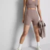 Högmidjade yogashorts