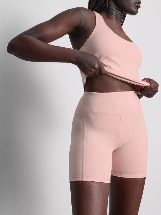 Högmidjade yogashorts