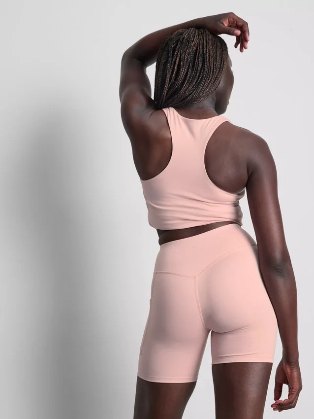 Högmidjade yogashorts