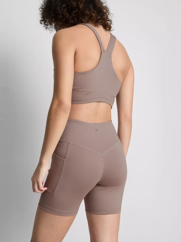 Högmidjade yogashorts