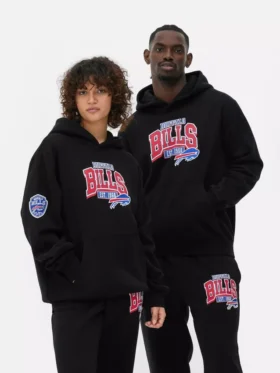Huvtröja med NFL Buffalo Bills-logotyp