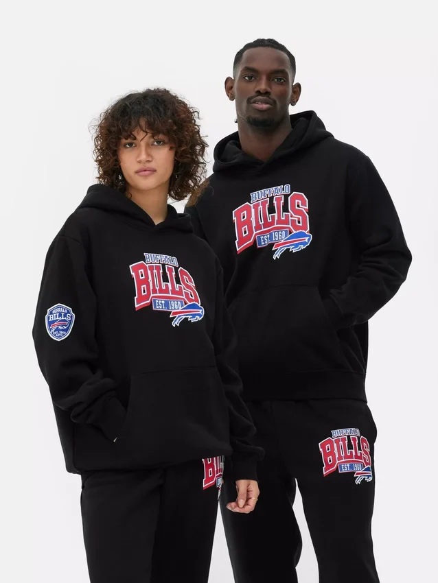 Huvtröja med NFL Buffalo Bills-logotyp