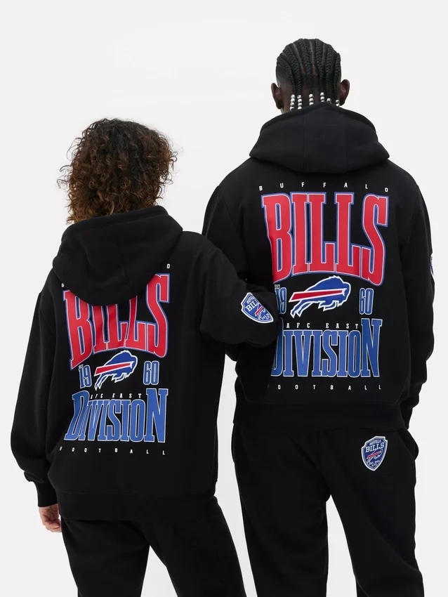 Huvtröja med NFL Buffalo Bills-logotyp