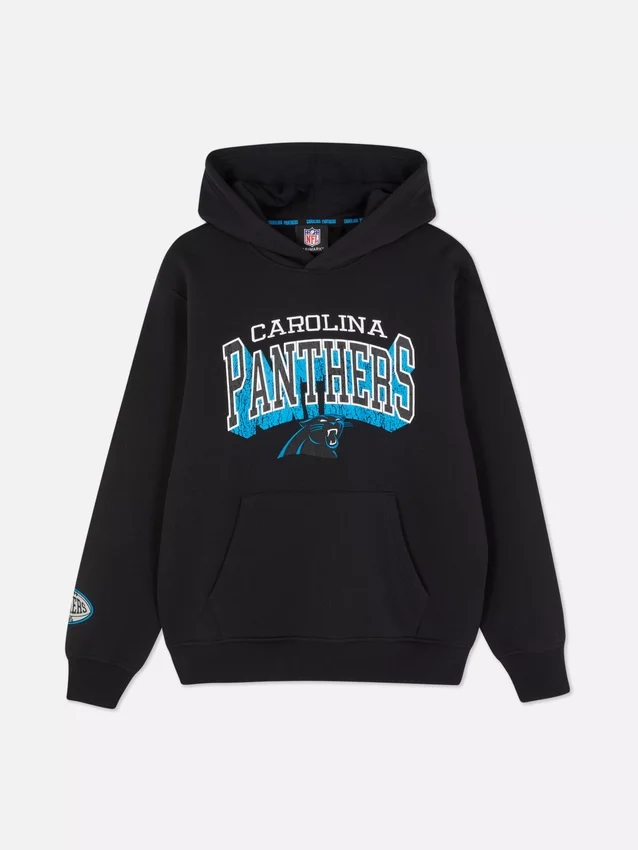 Huvtröja med NFL Carolina Panthers-logotyp