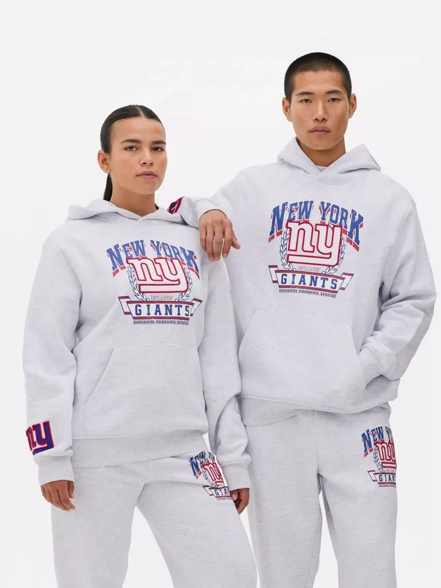 Huvtröja med NFL New York Giants-logotyp