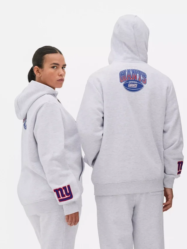 Huvtröja med NFL New York Giants-logotyp