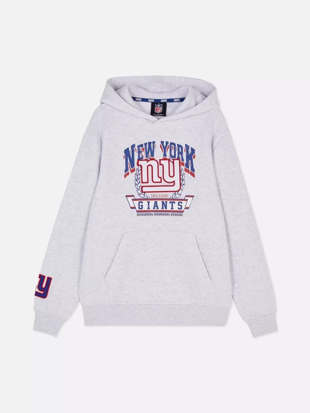 Huvtröja med NFL New York Giants-logotyp