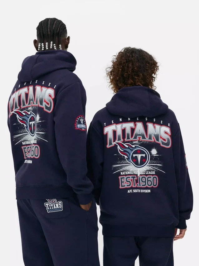 Huvtröja med NFL Tennessee Titans-logotyp