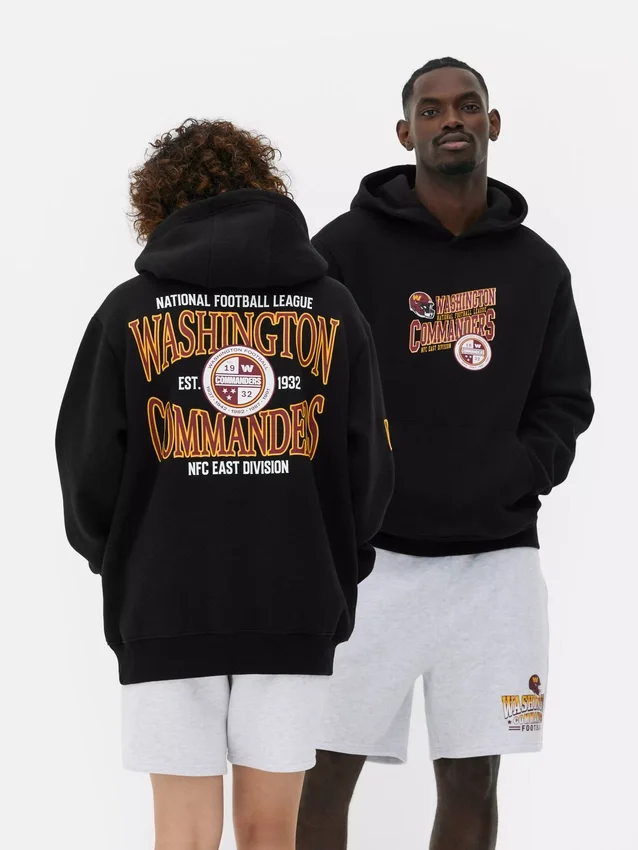 Huvtröja med NFL Washington Commanders-logotyp
