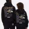 Huvtröja med tryck från NFL:s Baltimore Ravens