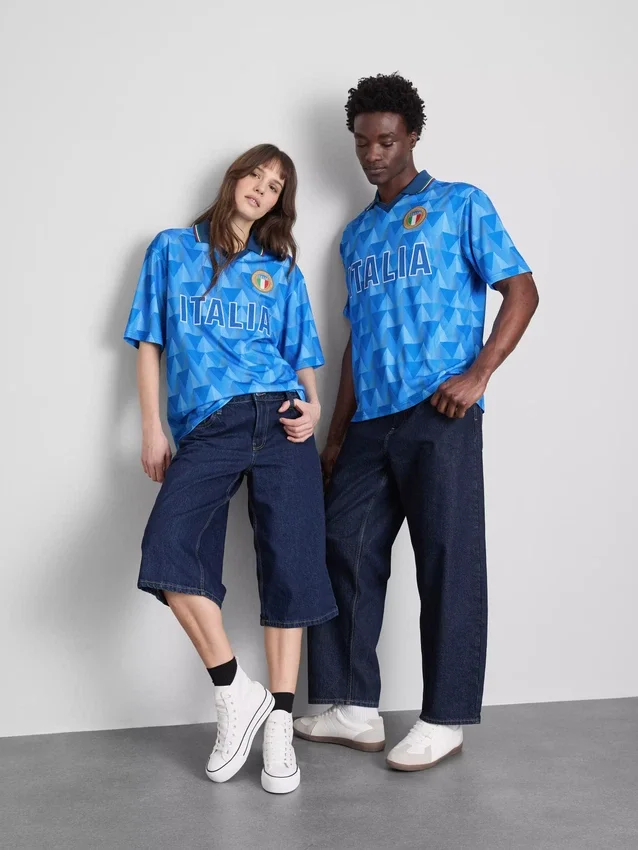 Italiensk kortärmad T-shirt