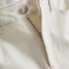 Jeans i bomullsdenim med raka ben
