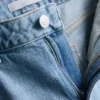 Jeans i bomullsdenim med raka ben