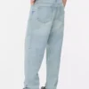 Jeans med hög midja och avslappnad passform