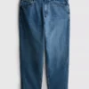 Jeans med hög midja och avslappnad passform