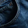 Jeans med hög midja och avslappnad passform