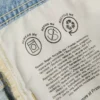 Jeans med hög midja och avslappnad passform