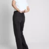 Jeans med hög midja och raka ben
