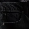 Jeans med hög midja och raka ben