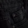 Jeans med hög midja och raka ben